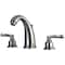 Kingston Brass KB988FL Widespread Bathroom Faucet, Brushed Nickel KB988FL - alternate 1